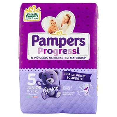 Abbildung von Pannolini Pampers Progressi Maxi 11 25 Kg Misura 5 (19pz)