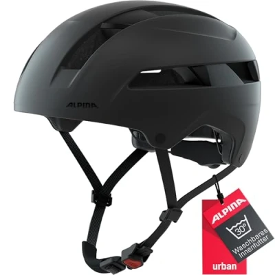 Abbildung von ALPINA Unisex Erwachsene SOHO Fahrradhelm, Black matt, 59 61