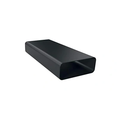 Abbildung von Bosch HEZ9VDSM2 Zubehör für Kochfelder mit Dunstabzug, Flachkanal gerade 100 cm, schwarz, Made in Germany