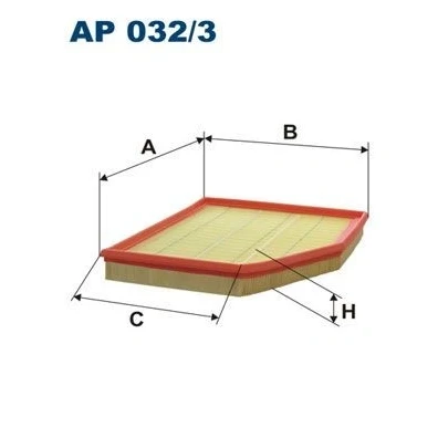 Abbildung von FILTRON AP 032/3 Luftfilter 42 312 Filtereinsatz BMW: 5 Saloon, Touring, 6 Coupe