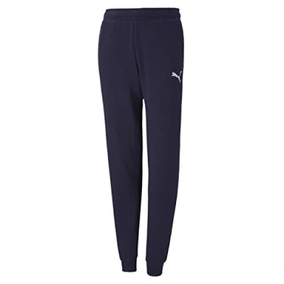 Abbildung von Puma Fussball Teamsport Jogginghose für Kinder, Größe: 116, Blau