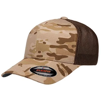 Abbildung von Flexfit Unisex Trucker Cap Verschluss, Multicam Arid/Braun, Einheitsgröße
