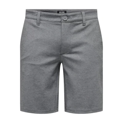 Abbildung von ONLY &amp; SONS Herren Onsmark Gw 8667 Noos Shorts, Medium Grey Melange, L EU