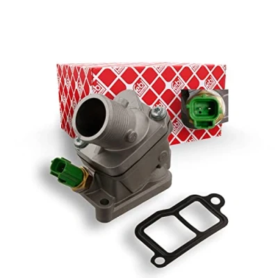 Abbildung von FEBI BILSTEIN 34850 Kühlwasserthermostat 90 mit Dichtung Sensor Aluguss Gehäuse VOLVO: V70 2, XC60 I, C30