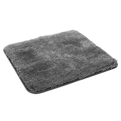 Abbildung von Kinzler J 10003/100 anthrazit Badematte, Mikrofaser, 50x55 cm ohne Ausschnitt
