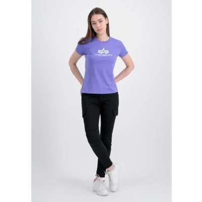 Abbildung von Alpha Industries NEW Tshirt print, Damen, Größe: Small, Electric violet