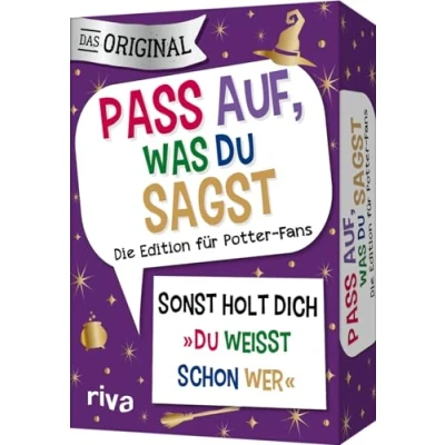 Abbildung von Pass auf, was du sagst Die Edition für Potter Fans: Sonst holt dich »Du weißt schon wer« Das Original. Tolles Geschenk alle Potterheads. Ab 10