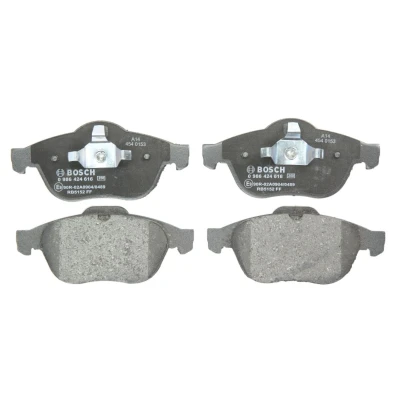 Abbildung von BOSCH 0 986 424 616 Bremsbelagsatz Low Metallic mit Kolbenclip, Anti Quietsch Blech RENAULT: ESPACE 4, LAGUNA 2 Grandtour,
