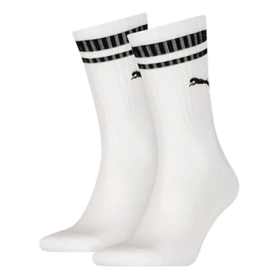 Abbildung von Puma Unisex Crew Socken, Weiß, 35/38 (2er Pack)