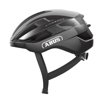 Abbildung von ABUS Rennradhelm WingBack einfacher Roadhelm für sportliches Fahren im Alltag und in der Freizeit Erwachsene Jugendliche Dunkelgrau, Größe S