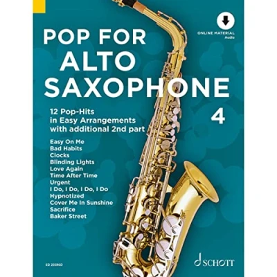 Abbildung von Pop for Alto Saxophone 4: 24 Hits in Easy Arrangements. Band 4. 1 2 Alt Saxophone. (Pop Saxophone, 4)