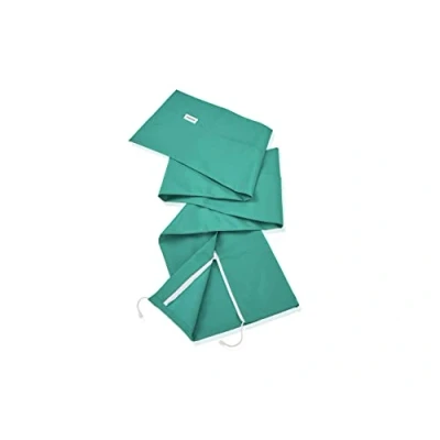 Abbildung von Leifheit Schutzhülle für Wäscheschirme mit Reißverschluss, wetterfest, Abdeckung aus hochwertigem Material, auch zum Schutz von Skiern und Sonnenschirmen geeignet, Schutzhuelle, Hülle 30 x 200cm, grün