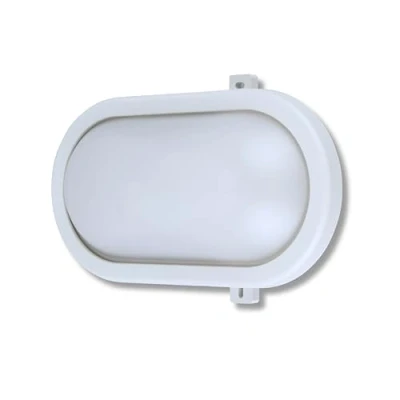 Abbildung von REV 2101020100 Ovalleuchte, LED Kellerlampe Wandlampe oval, IP44, 10W, 800lm, bis 25.000h, weiss, Weiß
