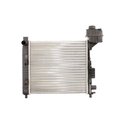 Abbildung von THERMOTEC D7M022TT Kühler, Motorkühlung Aluminium, Kunststoff für Fahrzeuge ohne Klimaanlage 378 400 23 Schaltgetriebe Kühlrippen mechanisch gefügt