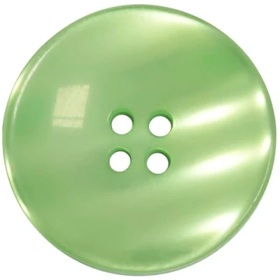 Abbildung von AERZETIX C74048 10er Set Nähknöpfe Ø20x3 mm mit 4 Löchern 32L L32 Farbe grün aus kunststoff Öffnung 1.8 hobby kurzwaren nähen kleidung dekoration