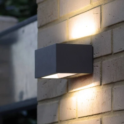 Abbildung von LUTEC LED Außen Wandleuchte »GEMINI«, Leuchtmittel Modul fest integriert