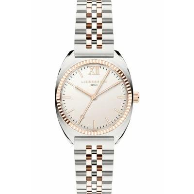 Abbildung von Liebeskind Berlin Analog Quarz Uhr Rose goldcoloured, Damen, Größe: One Size, gold coloured