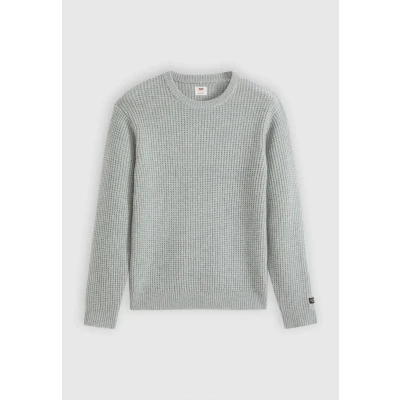 Abbildung von Levi&#039;s Presidio CREW Strickpullover, Herren, Größe: XL, Mid tone grey heather