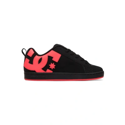 Abbildung von DC Shoes Court Graffik Sneaker low, Damen, Größe: 43, Black hot pink Schuhe