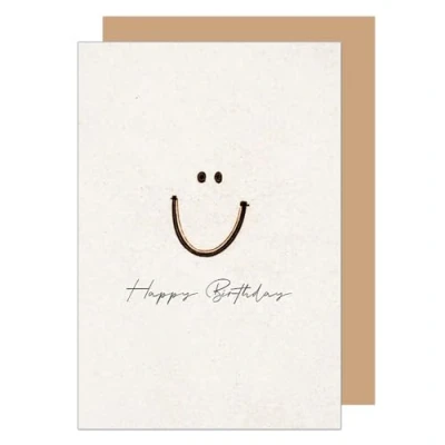 Abbildung von Edition Seidel Premium Geburtstagskarte mit Umschlag. Glückwunschkarte Grußkarte Karte Geburtstag Happy Birthday Mann Frau Kind Smiley (G3645 SW024)