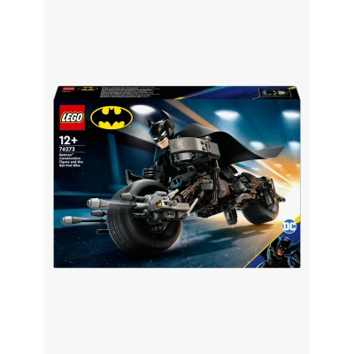 Abbildung von LEGO Super Heroes 76273 Batman Baufigur mit dem Batpod