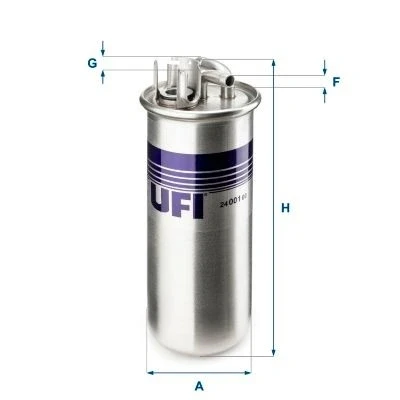 Abbildung von UFI 25.024.00 Ölfilter Filtereinsatz OPEL: Insignia A Saloon, Sports Tourer, Zafira B, ALFA ROMEO: 159 Sportwagon, Brera
