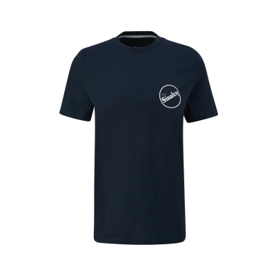Abbildung von s.Oliver MIT Frontprint Tshirt print, Herren, Größe: Large, Navy