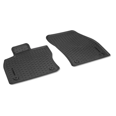 Abbildung von Volkswagen 2K806150282V Gummi Fußmatten vorn Allwettermatten 2X Gummimatten, schwarz, mit Caddy Schriftzug