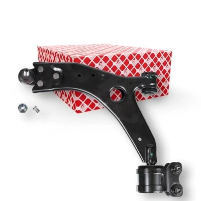 Abbildung von FEBI BILSTEIN 31845 Querlenker mit Halter Trag /Führungsgelenk, Lager Vorderachse links, unten Stahlblech 21 FORD: Focus 2 Kombi