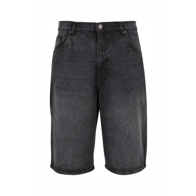 Abbildung von Urban Classics Heavy Jeans Shorts, Herren, Größe: XXS, Black washed
