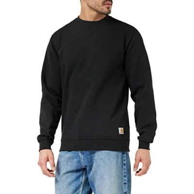 Abbildung von Carhartt Herren Weites, Mittelschweres Sweatshirt mit Rundhalsausschnitt , Schwarz, L