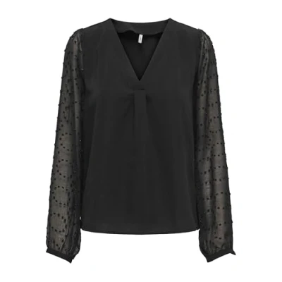 Abbildung von ONLY Onlmasja V NECK Bluse, Damen, Größe: XS, Black