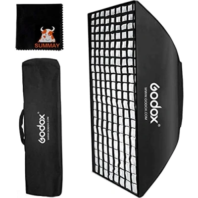 Abbildung von GODOX Unisex Erwachsene Sb fw6090 60x90 Cm Softbox W. Grid Cm, Schwarz, One Size