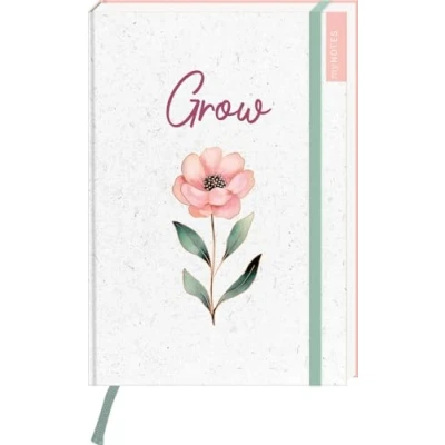 Abbildung von myNOTES Papeterie: Notizbuch A5 Blumenträume: Grow Blankbook Medium, gepunktet, in floraler Optik für Notizen, Pläne, Ideen