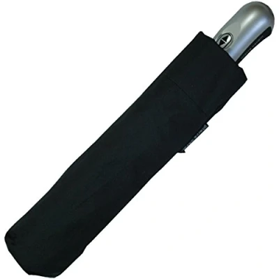 Abbildung von Pierre Cardin XL Regenschirm Automatik Öffnen/Schließen Schwarz 33 cm, Schwarz, cm