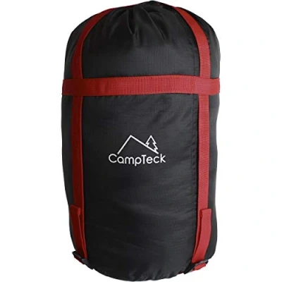 Abbildung von CampTeck U6954 Leichte Kompressionssack Wasserabweisend Packsack Schlafsack für Schlafsack, Kleidung, Reisen, Camping, Outdoor schwarz
