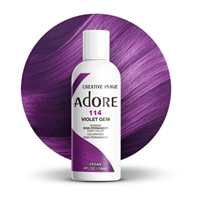 Abbildung von Adore Shining Semi Permanent Hair Color 114 Violet Gem