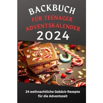 Abbildung von Backbuch für Teenager Adventskalender: 24 weihnachtliche Gebäck Rezepte die Adventszeit
