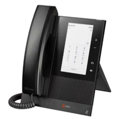 Abbildung von Poly CCX 400 Desk Phone in der Microsoft Teams Variante (PoE, ohne Netzteil)