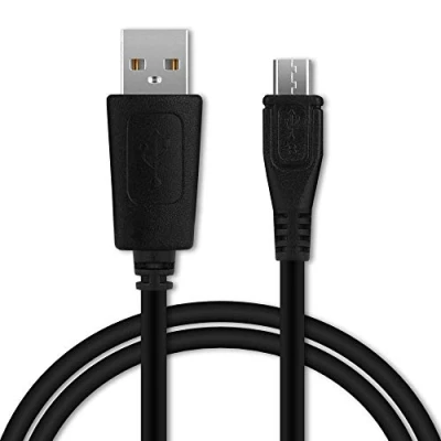 Abbildung von CELLONIC® USB Kabel 1m kompatibel mit Tablet Ladekabel Micro auf A 2.0 Datenkabel 1A schwarz PVC