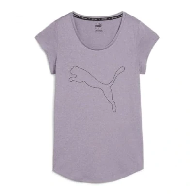 Abbildung von Puma Performance heather CAT TEE Sport Tshirt, Damen, Größe: XS, Pale plum