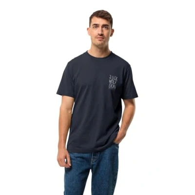 Abbildung von Jack Wolfskin Tshirt print, Herren, Größe: Medium, Night blue