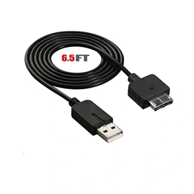 Abbildung von WICAREYO USB Ladekabel für PS Vita 1000, 2 m / 6.5 FT Datenübertragung Stromkabel 1000