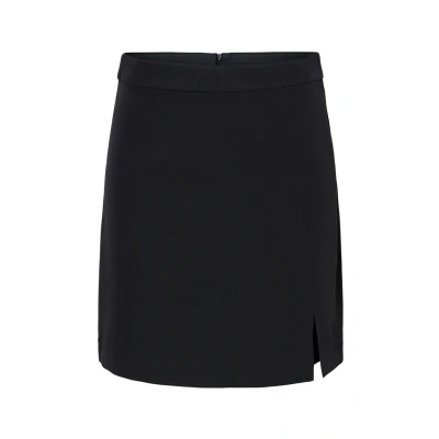 Abbildung von Pieces Pcbozzy SLIT Skirt Alinienrock, Damen, Größe: XS, Black