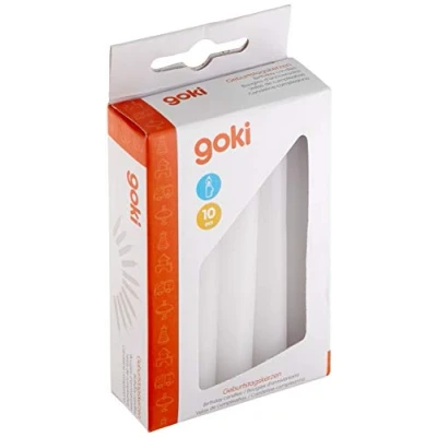 Abbildung von Goki 15051 Dekoration Geburtstagskerzen Set für GK 106/108/55985/60975 Weiß