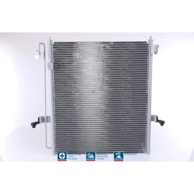 Abbildung von NISSENS 940610 Klimakondensator ohne Trockner Aluminium 465 R 134a MITSUBISHI: L200 / Triton IV Platform Chassis