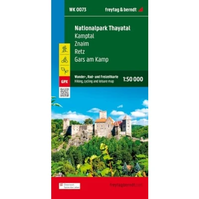 Abbildung von Nationalpark Thayatal, Wander , Rad und Freizeitkarte 1:50.000, freytag &amp; berndt, WK 0073: Kamptal Znaim Retz Gars am Kamp, mit Infoguide, GPX ... (freytag berndt Freizeitkarten)