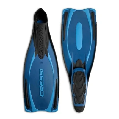 Abbildung von Cressi Reaction Pro Fins Flossen zum Tauchen, Freitauchen und Schnorcheln, Adult Unisex