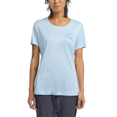 Abbildung von Jack Wolfskin Sport Tshirt, Damen, Größe: Large, Mtn ice blue