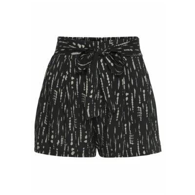 Abbildung von s.Oliver Shorts schwarzbeigebedruckt, Damen, Größe: 46, Schwarz beige bedruckt